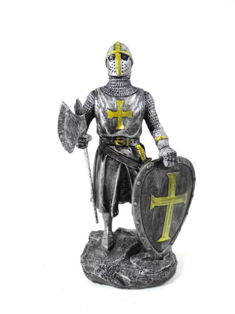 Rytíř - křižák - dekorativní figurka - výška 18cm - MC-23079