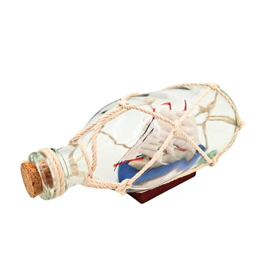 Rafandynka - Ship in a Bottle on a Wooden Base – S2036B