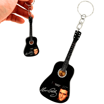 Přívěsek na klíče kytara ve stylu Elvis Presley Tribute - EGK-1389