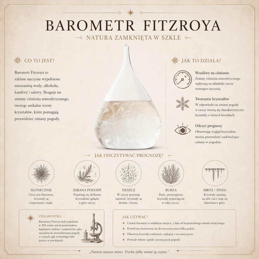 Fitzroyův bouřkový barometr globus - dekorace na stůl, gadget - BAW11003