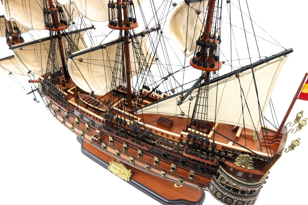 Model plachetnice San Felipe 80cm s možností personalizace gravírováním