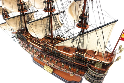Model plachetnice San Felipe 80cm s možností personalizace gravírováním