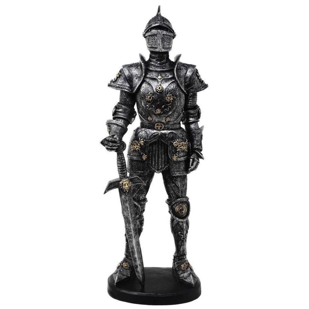 Dekorativní figurka – rytíř ve zbroji 39cm – MC-23158