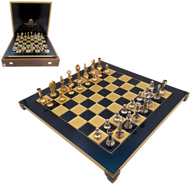 Exclusive, Large Classic Staunton Metal Chess Set - 36x36 cm - S34