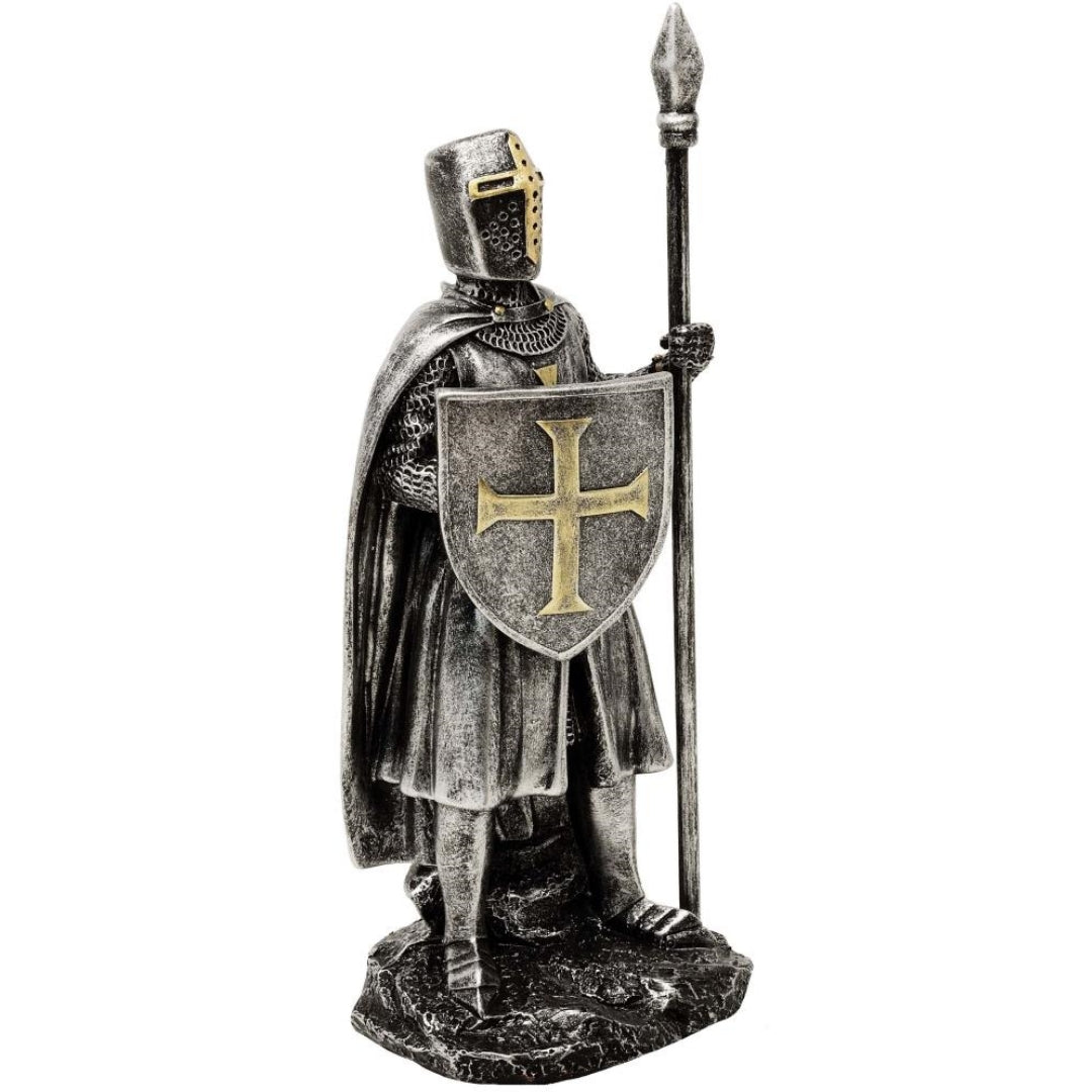 Figurka rytíř s kopím 20 cm polyresin - MC-23080