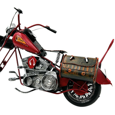 Large Metal Model Classic Motorcycle - 040SMT