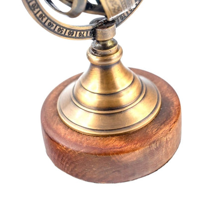 13 cm Brass Armillary Sphere with Engraving Option