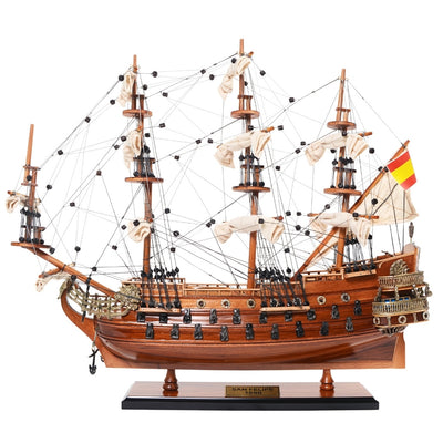 Exkluzivní model plachetnice San Felipe s rozvinutými plachtami - SF45R