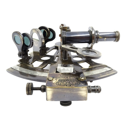 Mosazný sextant v kožené krabičce - NC1514B