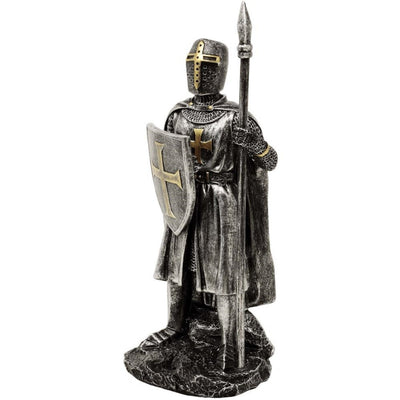 Figurka rytíř s kopím 20 cm polyresin - MC-23080