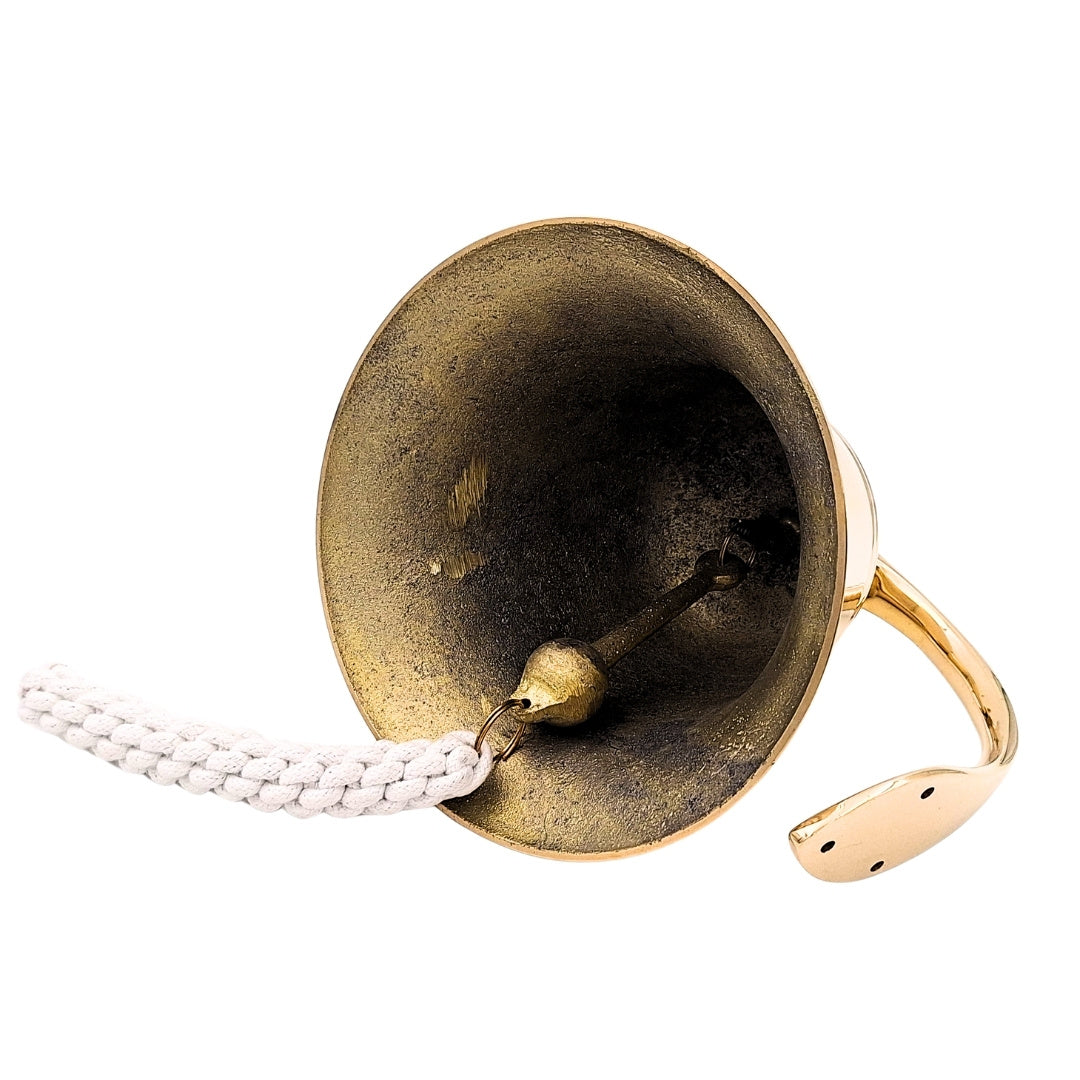 Clopot naval din alamă Diametru 17,5 cm - Decorațiune marină - HB43/7