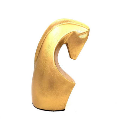 Decorative horse head figurine