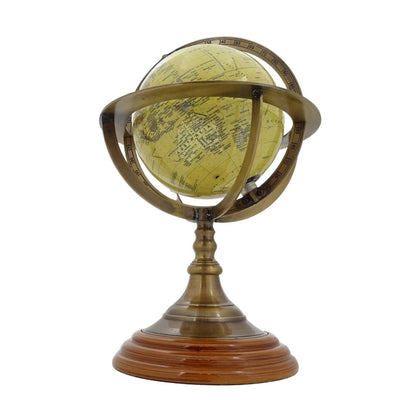 Decorative globe on a brass base - NC2142