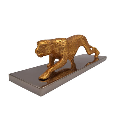 Elegantní dekorativní figurka Zlatý leopard 42cm Glamour Loft Dárek