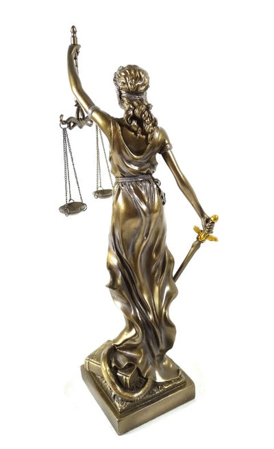 Figurină Temida 35 cm - cadou pentru avocat sau judecător - MC-90037