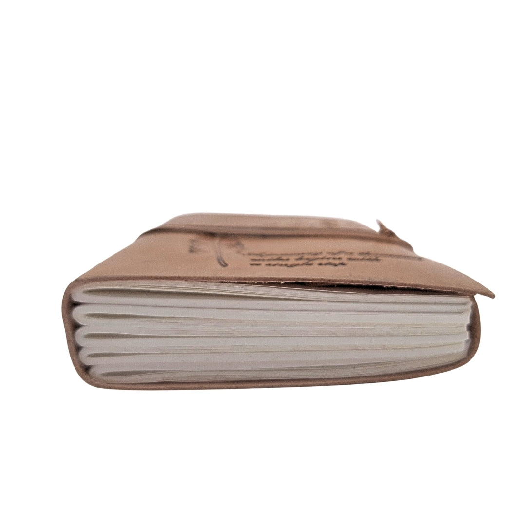 Retro Leather Notebook with Inscription 200 Pages - AH04