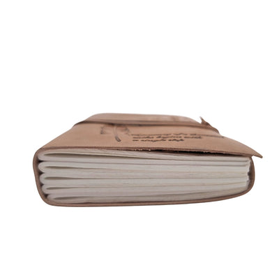 Retro Leather Notebook with Inscription 200 Pages - AH04