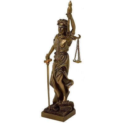 Figurină Themis, zeița dreptății, 20 cm - cadou pentru avocat – MC-90184