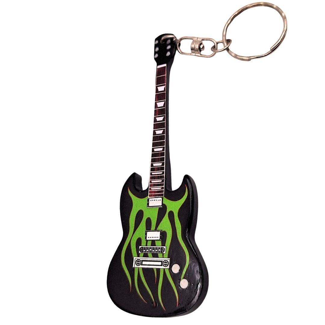 Breloc din lemn chitară Metallica James Hetfield Grynch Heavy Metal – EGK-1211
