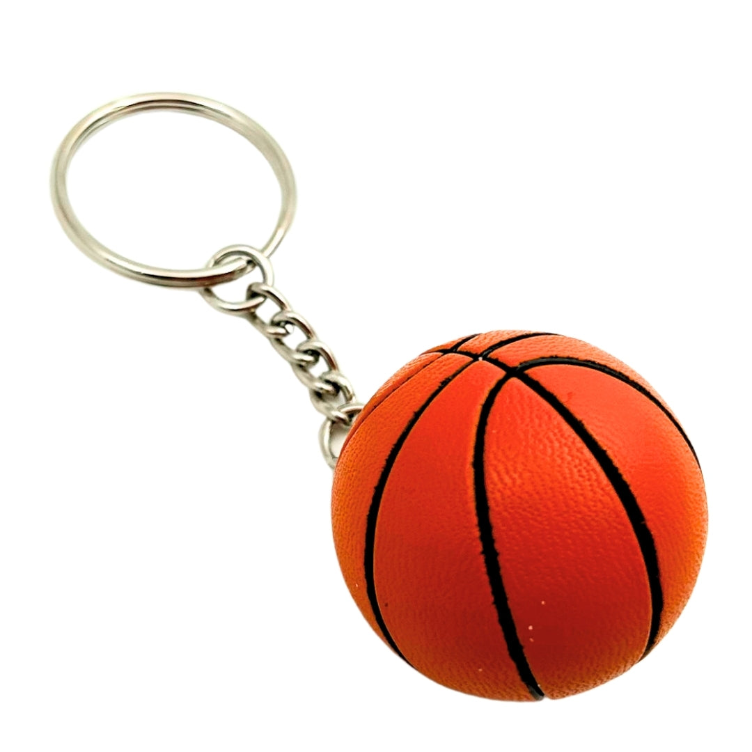 Sportovní přívěsek na klíče basketbalový míč – dárek pro basketbalistu - BBK-001