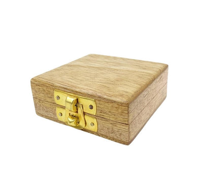 Ship's Wheel Keychain BN-2156 in a Wooden Box