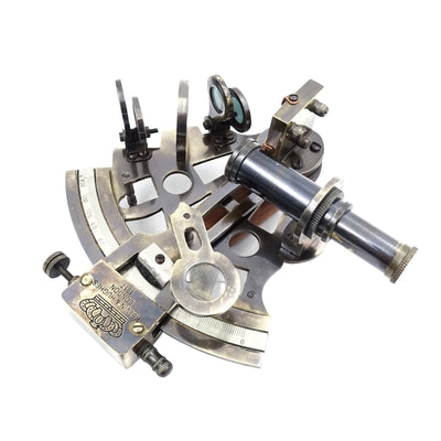 Mosazný sextant v kožené krabičce - NC1514B