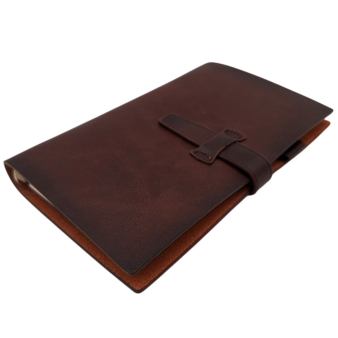 Elegant A6 Retro Vintage Leather Notebook with Closure – Diary – EE3