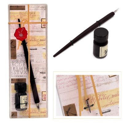 Kaligrafická sada - pero s hrotem + inkoust – 708