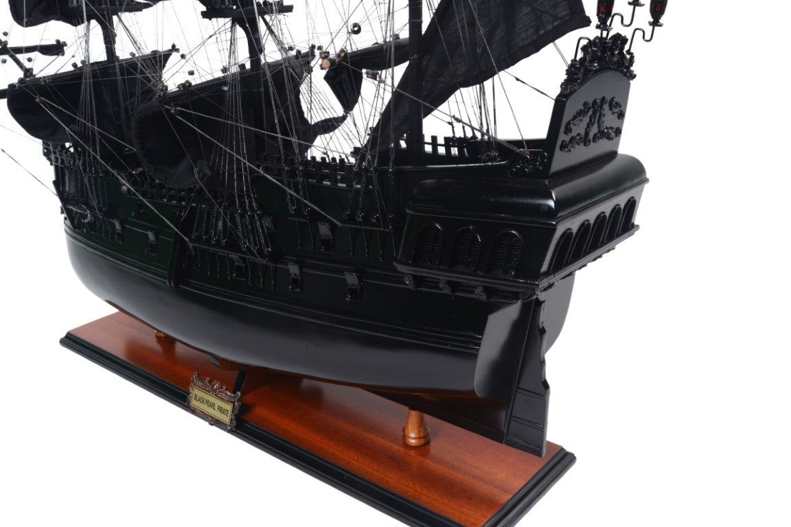 Black Pearl pirate ship model - Length 89cm - BP80R