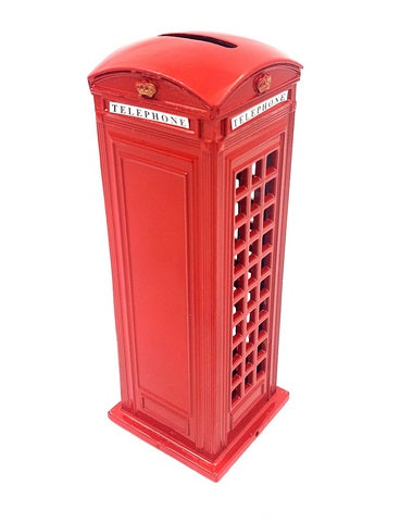 Piggy Bank Decorative Figurine – Telephone Booth - BT