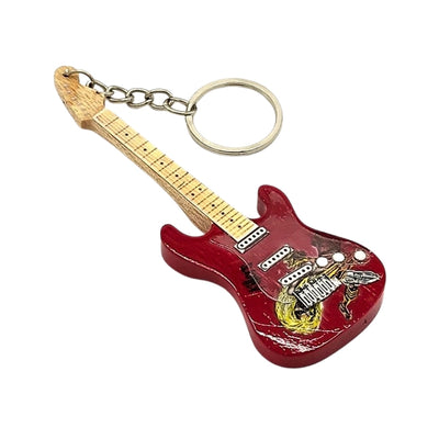 Guitar keyring in the style of Iron Maiden – Eddie – Tribute EGK-0900