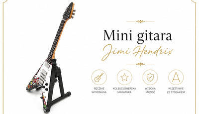 Mini kytara Jimi Hendrix - Psychodelic F. V - MGT-1182