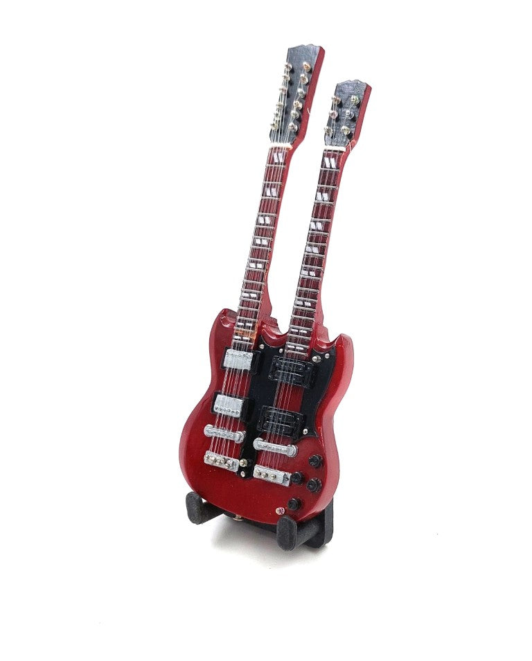Mini guitar 15cm - BMG-020 in the style of Jimmy Page