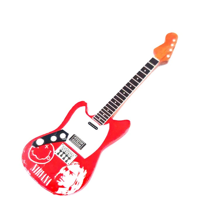 Magnet na lednici kytara Nirvana Kurt Cobain - 020877