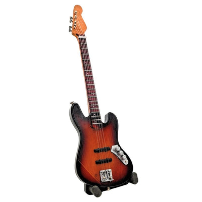 15 cm dekoratyvinė mini gitara su stoveliu ir galimybe suasmeninti graviruojant