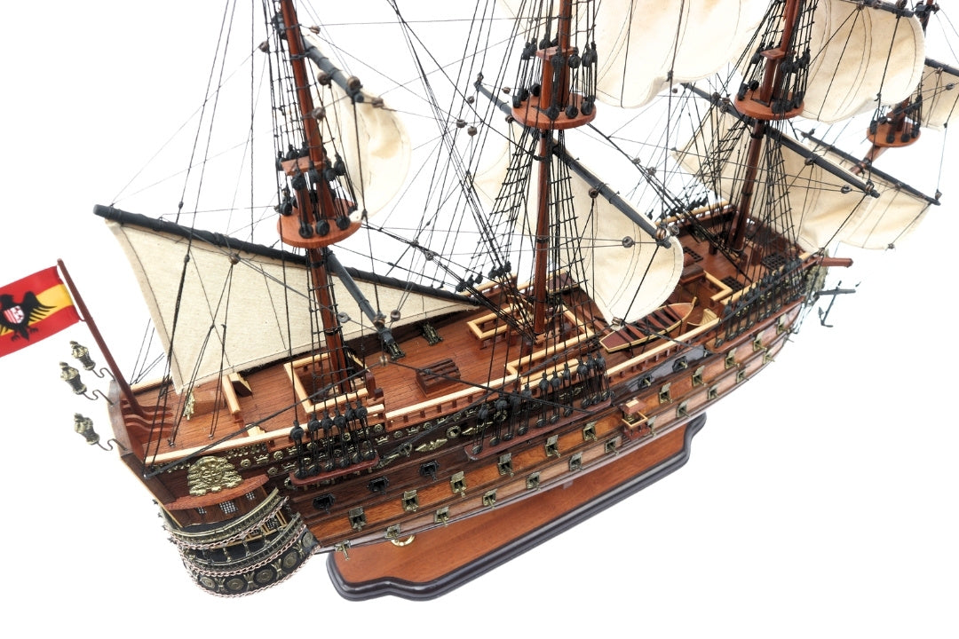 Model plachetnice San Felipe 80cm s možností personalizace gravírováním
