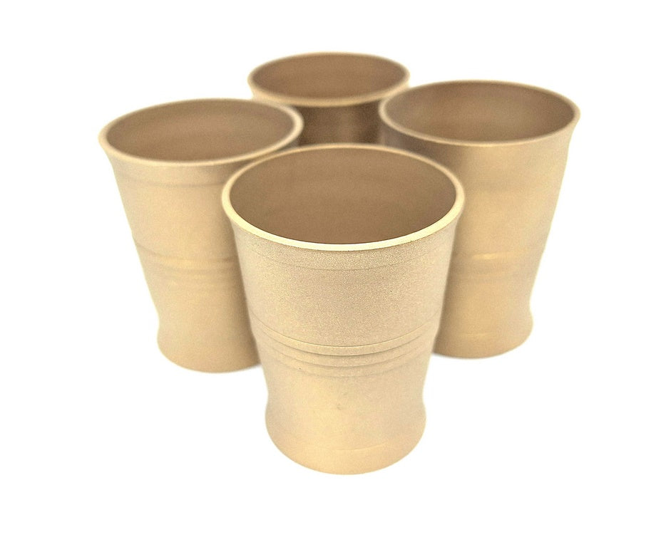 Set of 4 Glasses - Brass, Matte – SEK