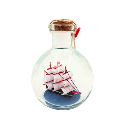 Corabie în sticlă Rafandynka – decorațiune marinărească – MA2012
