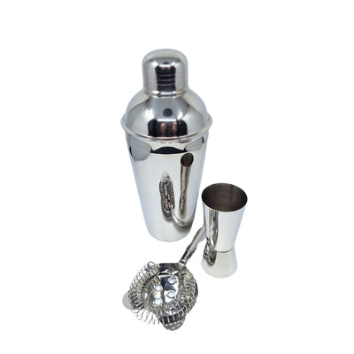 Barmanská sada – 3 prvky Shaker Jigger Strainer - BS48171