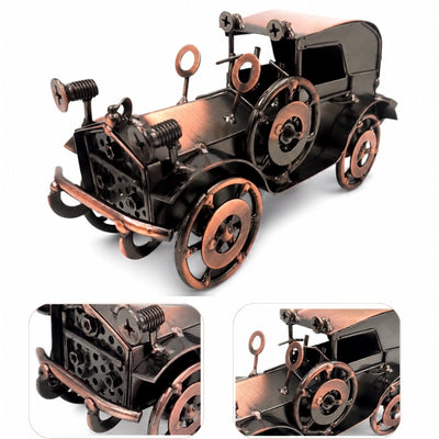 Kovový model retro automobilu dekorace vintage - Q87