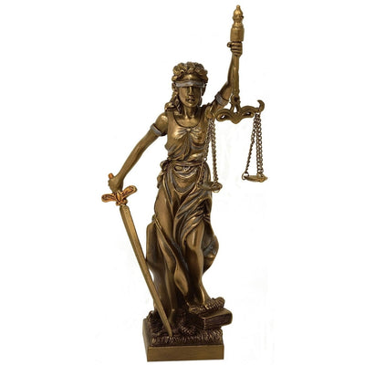 Figurină Themis, zeița dreptății, 20 cm - cadou pentru avocat – MC-90184
