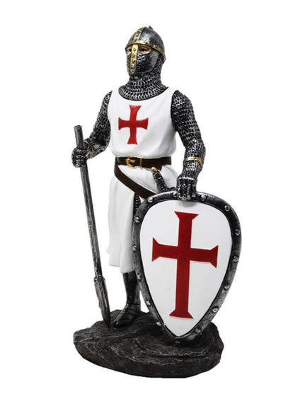 Knights Templar Figurine 18,5 cm – Polyresin – MC-23134