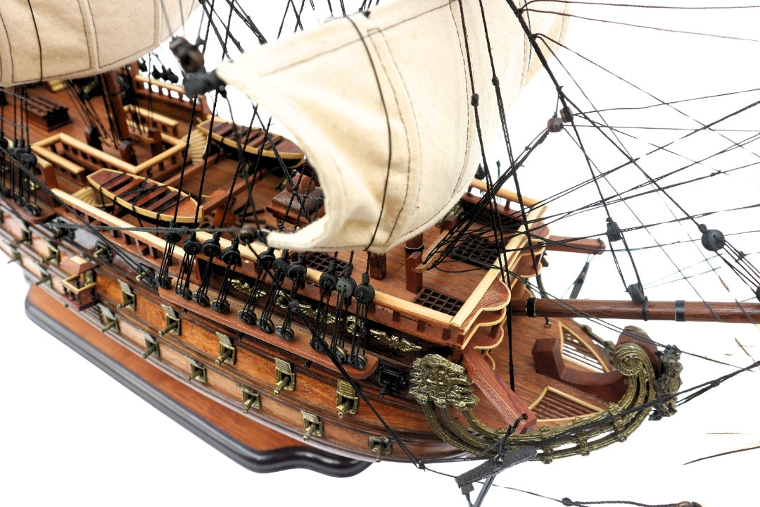 Model plachetnice San Felipe 80cm s možností personalizace gravírováním