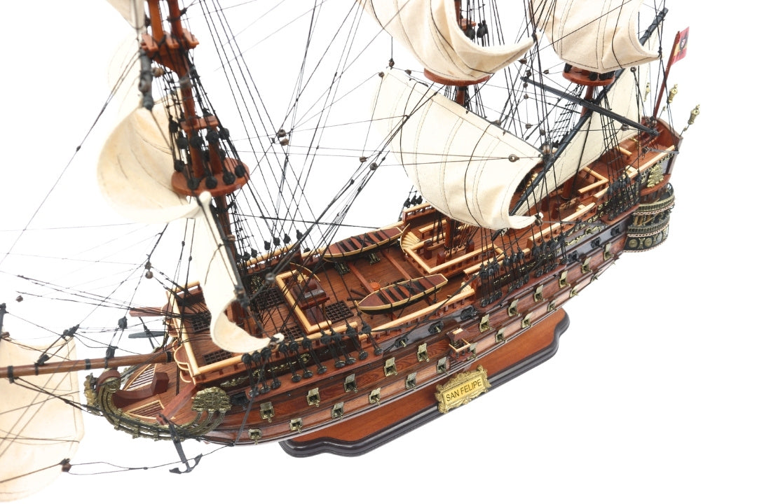 Model plachetnice San Felipe 80cm s možností personalizace gravírováním