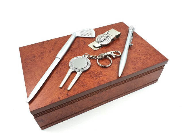 Golf - set cadou din patru piese - cadou ideal pentru iubitorii de golf - G082