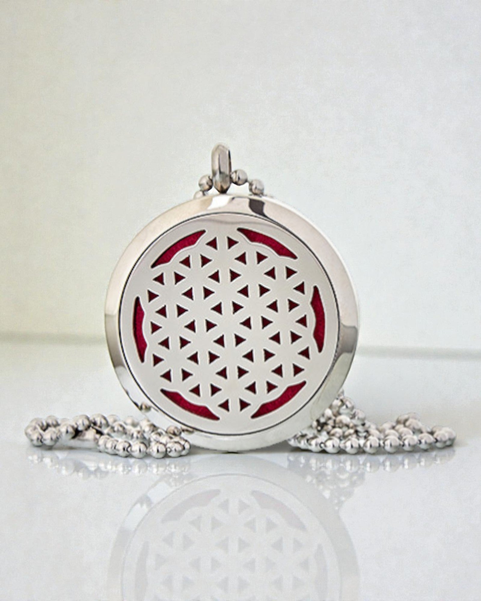 VitaFlora – Colier de aromaterapie Floarea vieții 30 mm