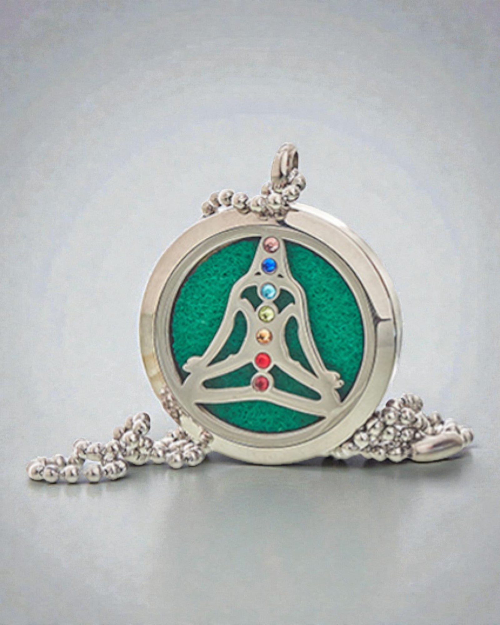 ZenAura – Colier aromaterapeutic ioga chakră 30 mm