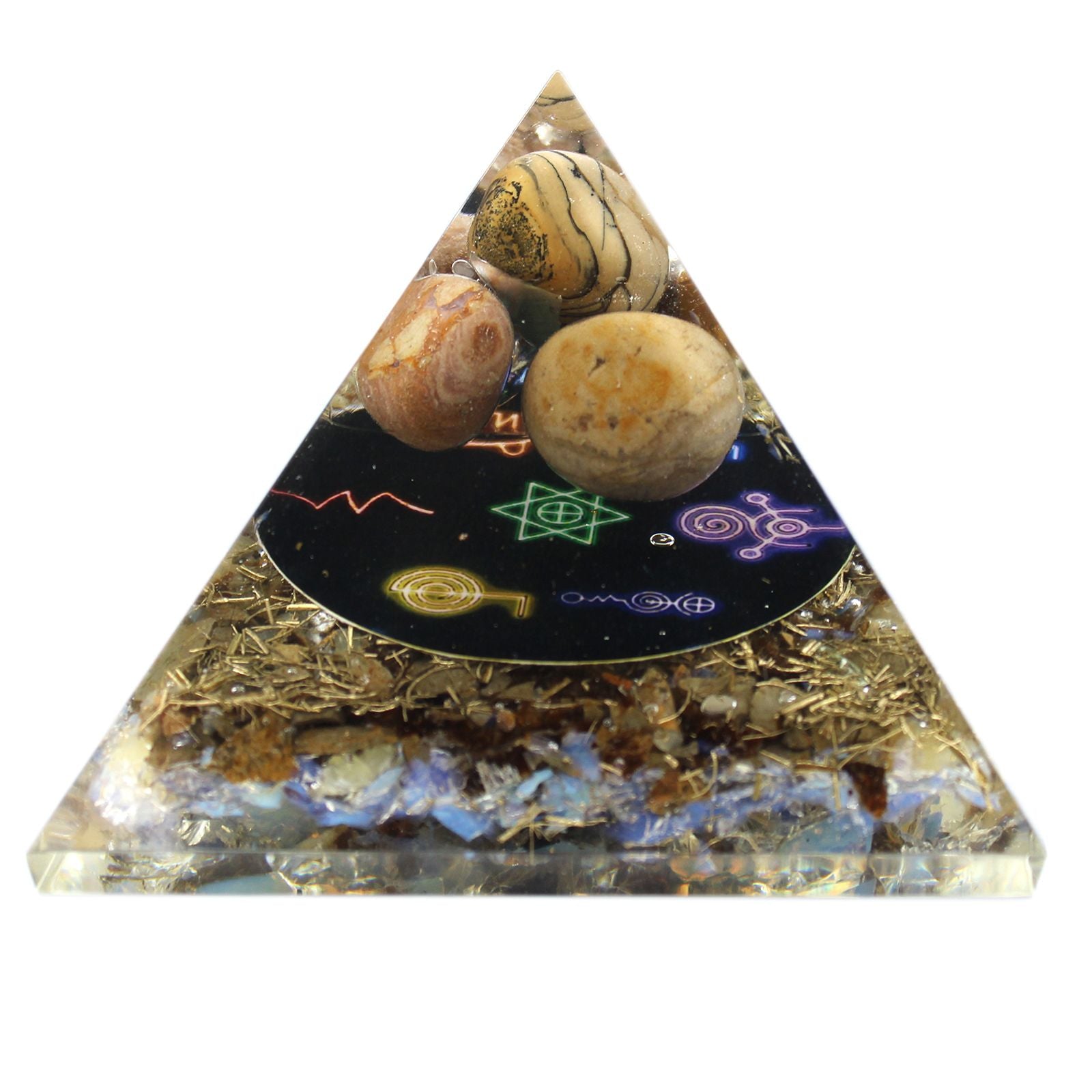 Pirámide de orgonita Midnight Reiki