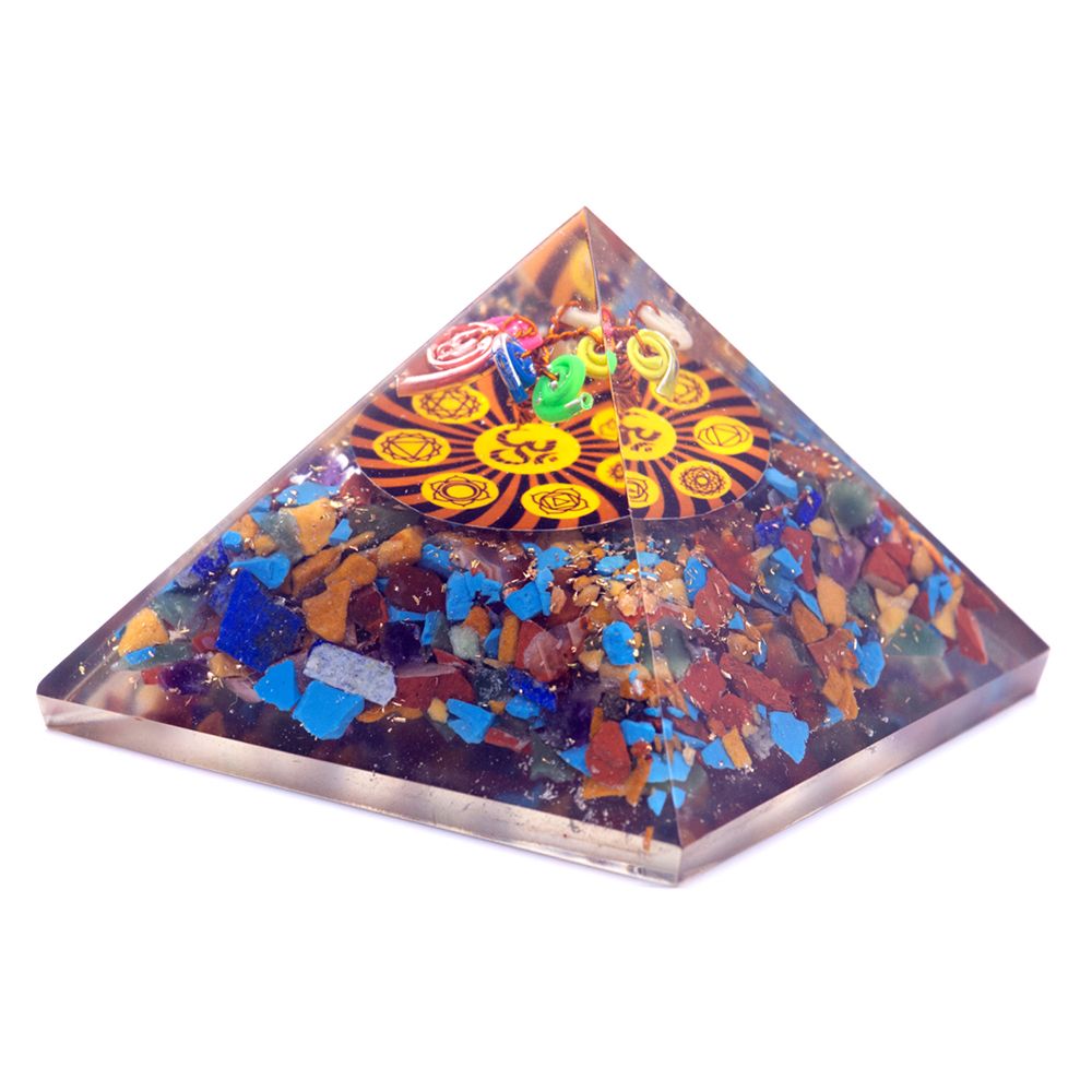 Orgonite Pyramid Om Chakra