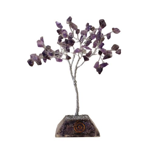 Amethyst Crystal Tree with Orgonite Base